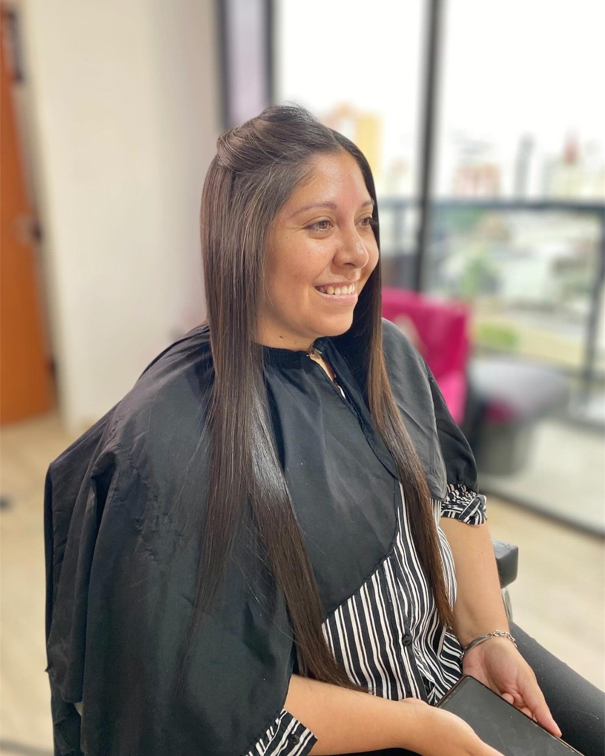 Cabello después lacio