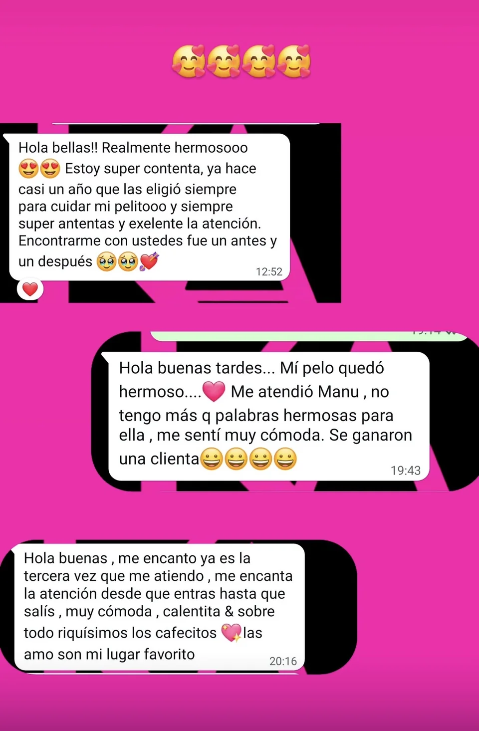 Feedback real de una clienta de Kala Alisados