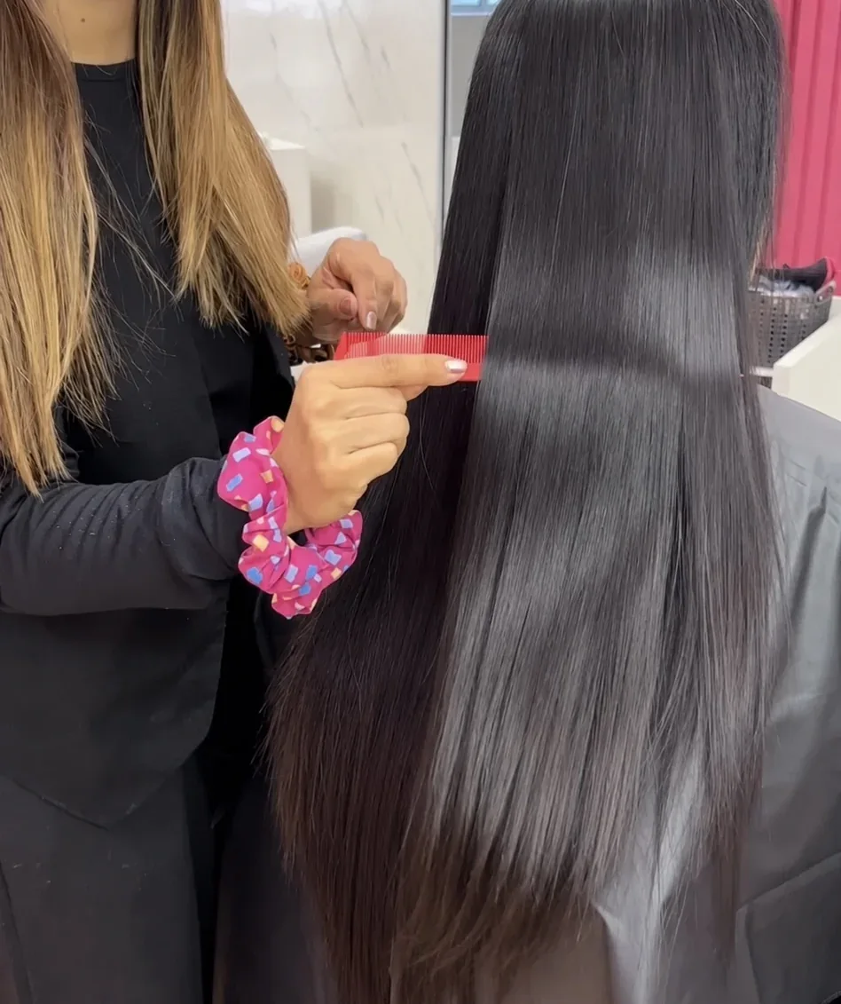 Resultado de cabello negro largo y lacio